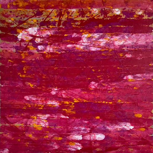 A View Inside / Hiding Behind Color, original acrylic painting by Charles Black, catalogue number 003