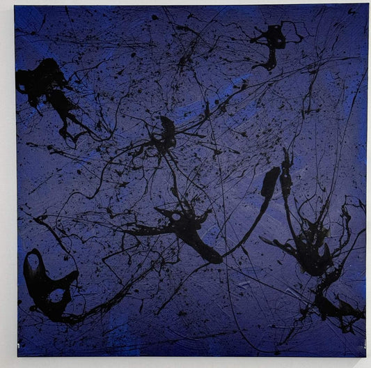Abstract Motion, original acrylic painting by Charles Black, catalogue number 008