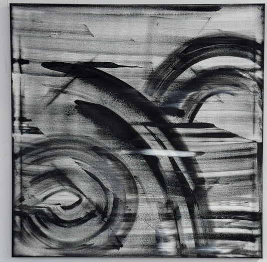 Movement Triptych, Part 1, original acrylic painting by Charles Black, catalogue number 011