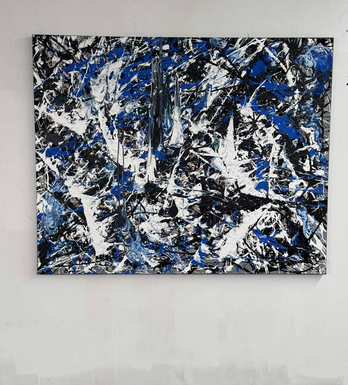 Beautiful Disaster, original acrylic painting by Charles Black, catalogue number 013