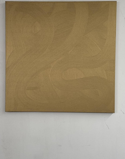 Gold Motion, original acrylic painting by Charles Black, catalogue number 016