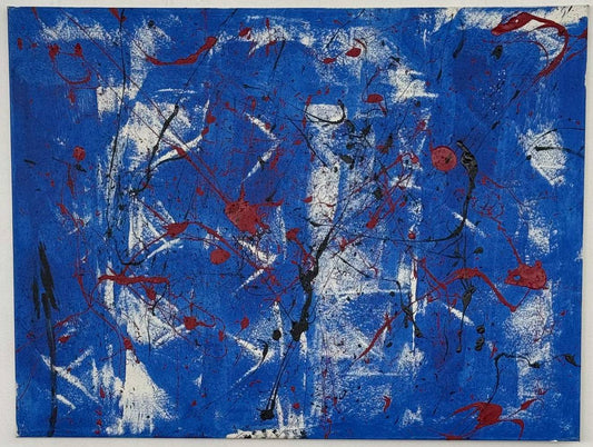 Check Check, original acrylic painting by Charles Black, catalogue number 021