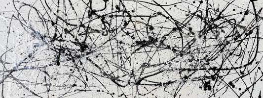 Untitled, original acrylic painting by Charles Black, catalogue number 034