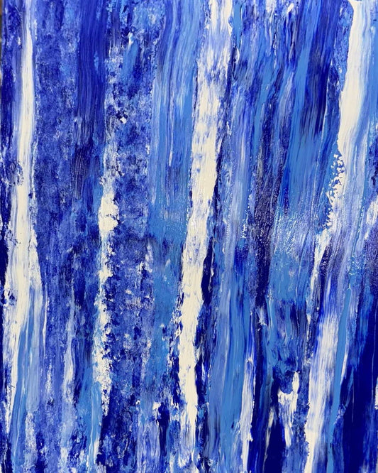 Untitled, original acrylic painting by Charles Black, catalogue number 036