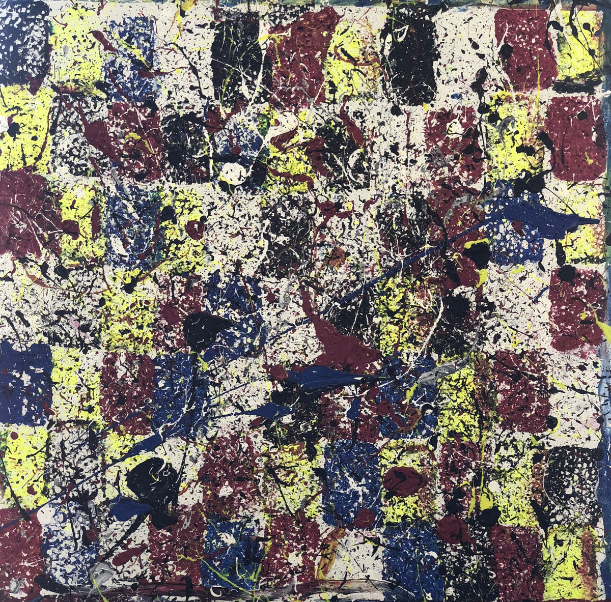 Untitled No. 042 — acrylic on canvas by Charles Black, 2018