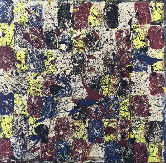 Untitled No. 042 — acrylic on canvas by Charles Black, 2018