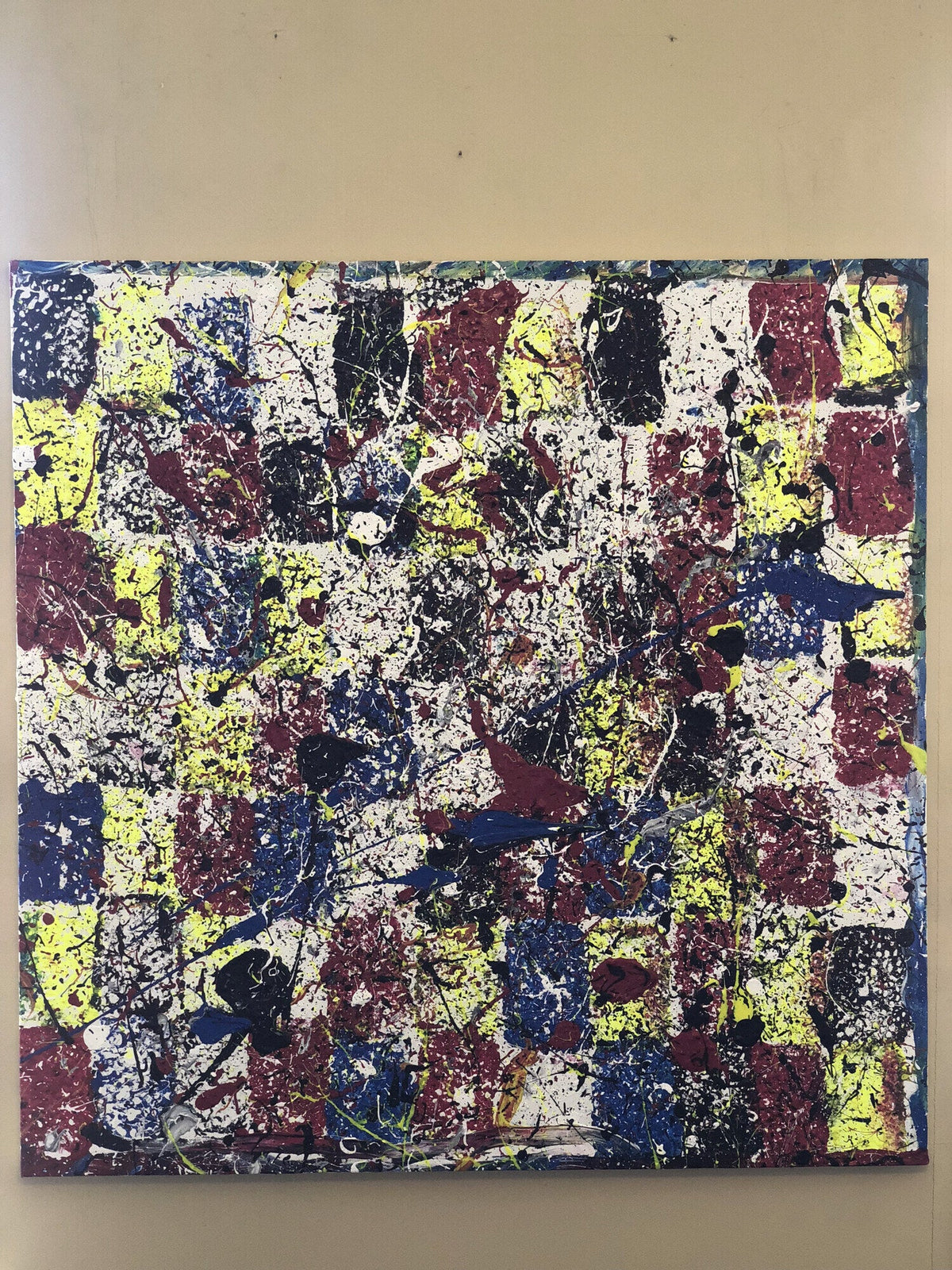 Untitled No. 042 — acrylic on canvas by Charles Black, 2018