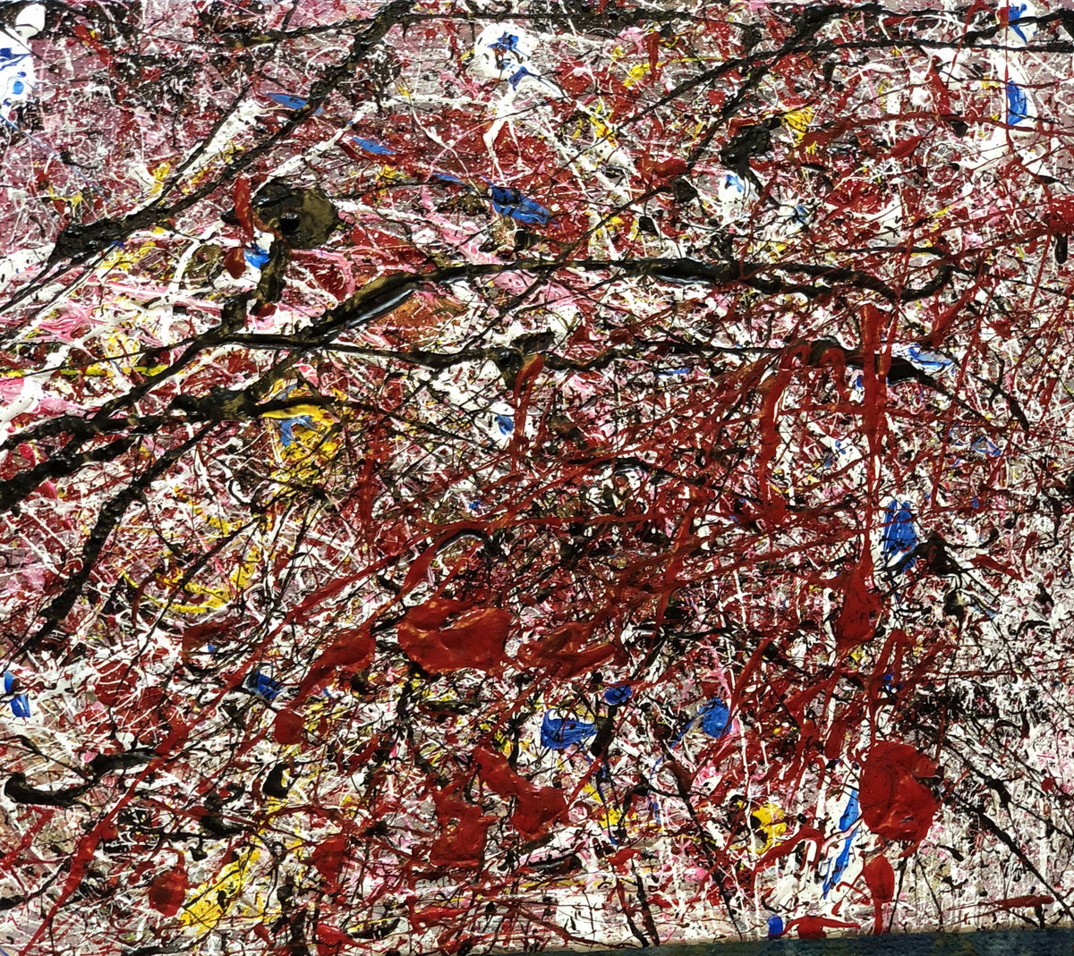 Untitled No. 047 — acrylic on canvas by Charles Black, 2018