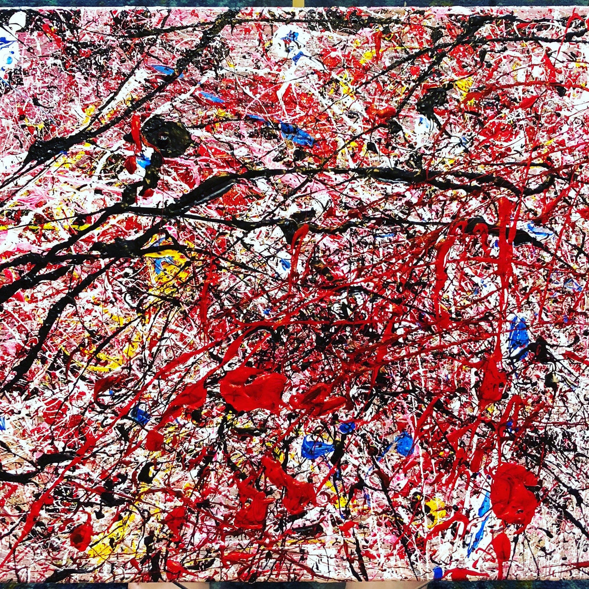 Untitled No. 047 — acrylic on canvas by Charles Black, 2018