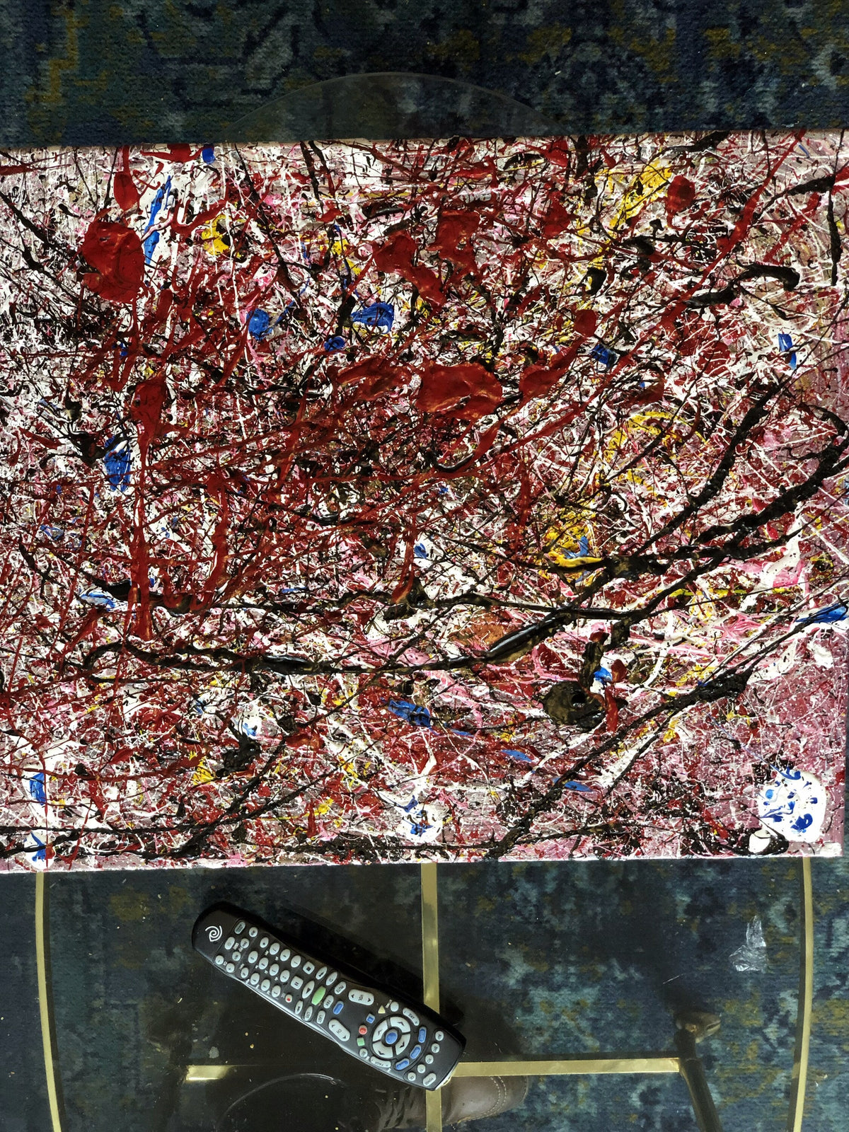 Untitled No. 047 — acrylic on canvas by Charles Black, 2018