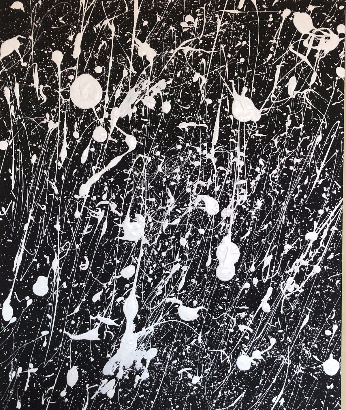 Untitled No. 048 — acrylic on canvas by Charles Black, 2018