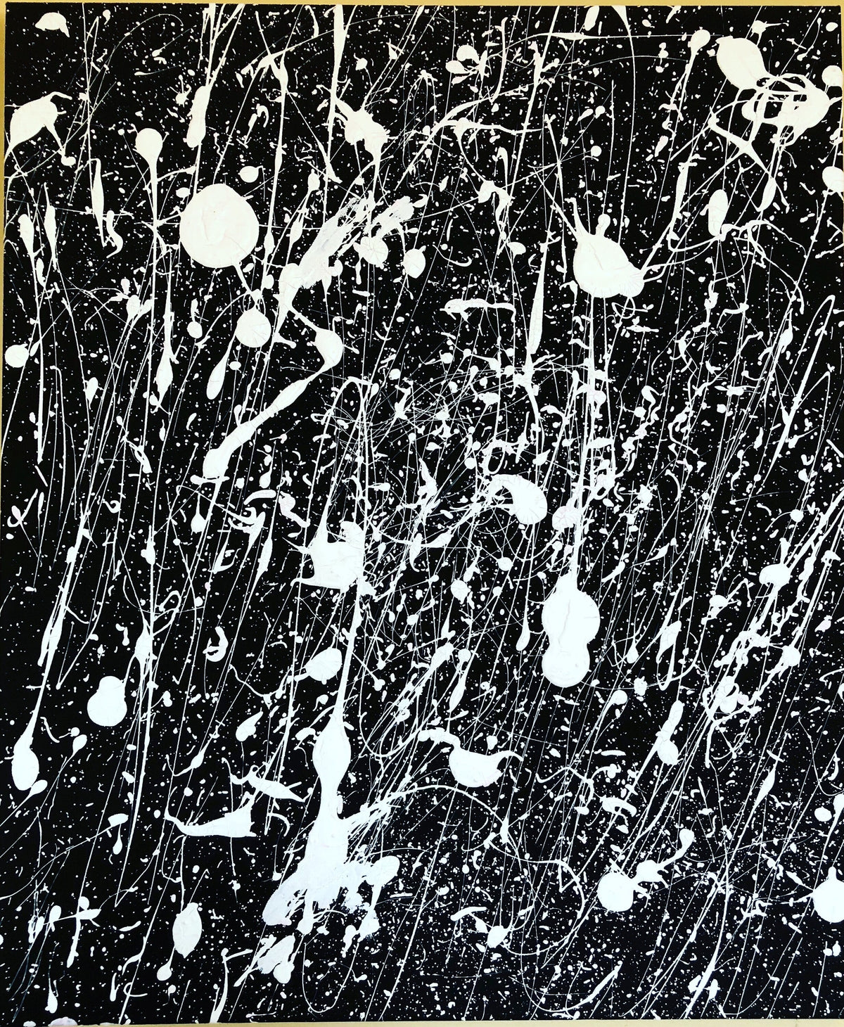Untitled No. 048 — acrylic on canvas by Charles Black, 2018