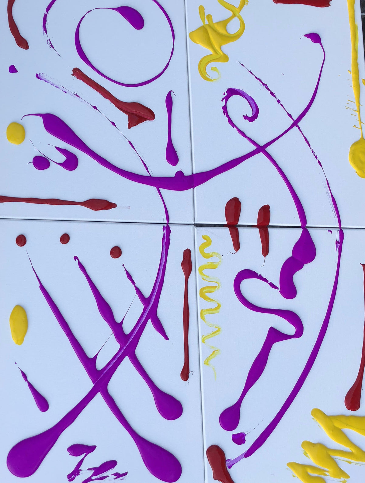 Untitled No. 050 — acrylic on canvas by Charles Black, 2018