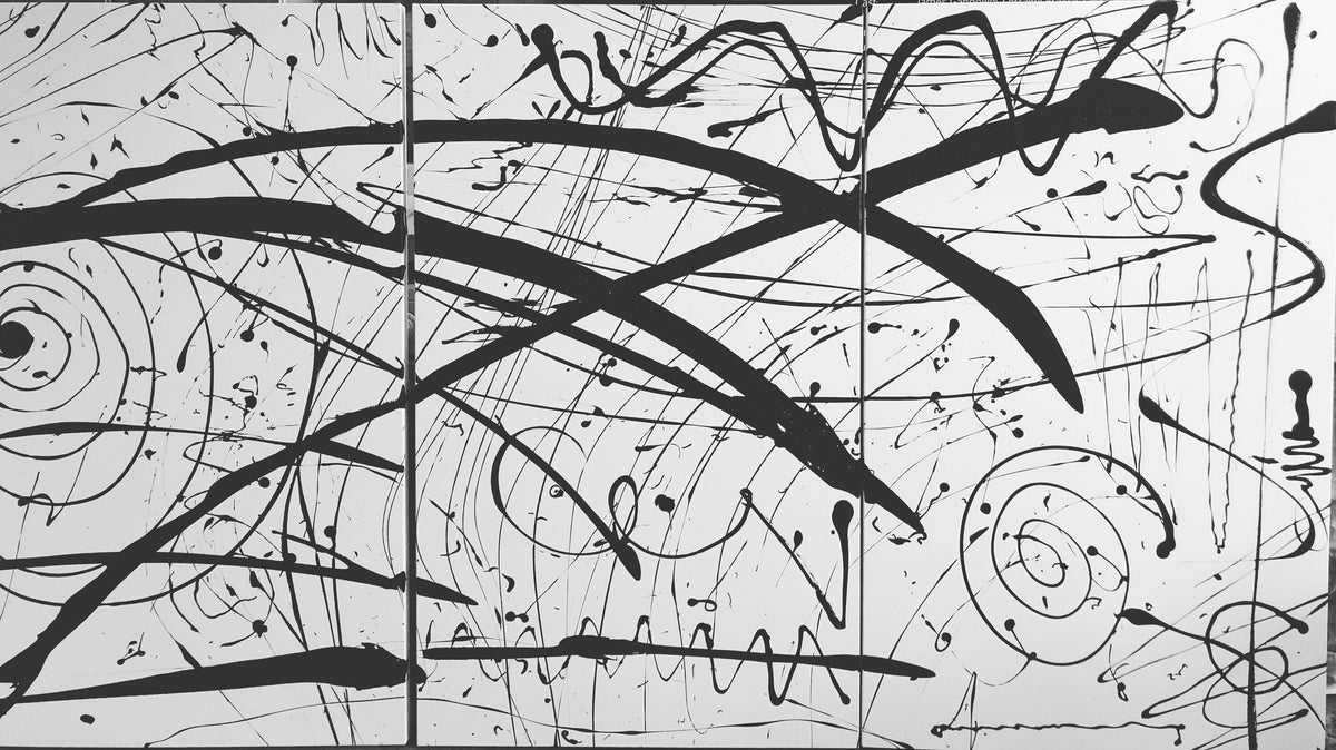 Untitled No. 051 — acrylic on canvas by Charles Black, 2018