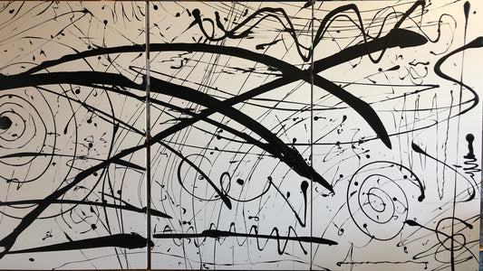 Untitled No. 051 — acrylic on canvas by Charles Black, 2018