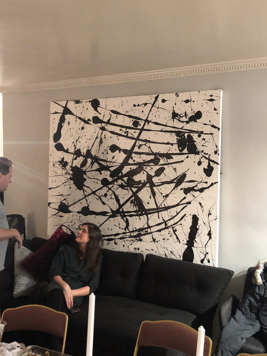 Untitled No. 052 — acrylic on canvas by Charles Black, 2018