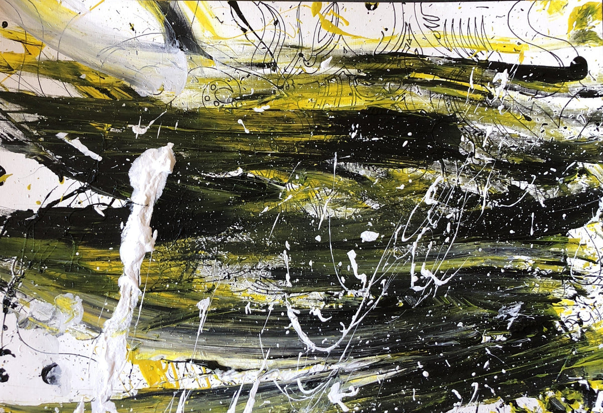 Untitled No. 056 — acrylic on paper by Charles Black, 2018