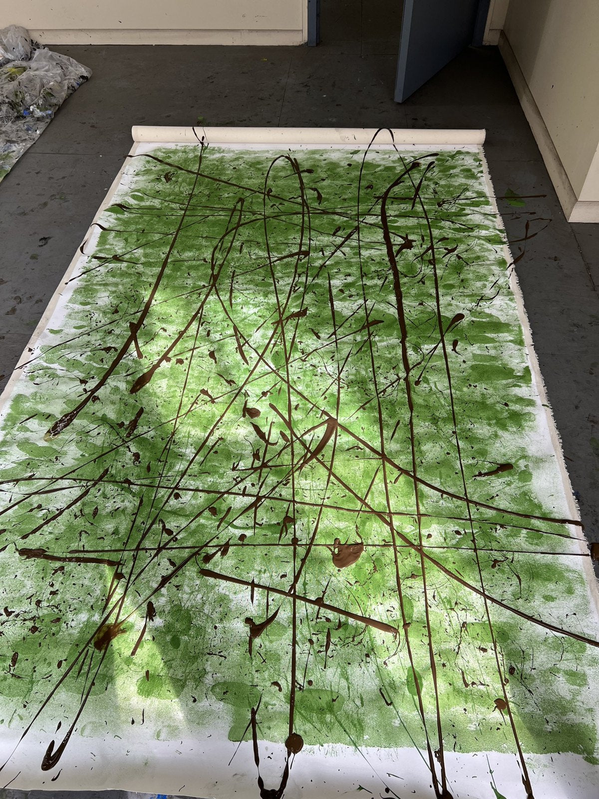 Green, dripping
